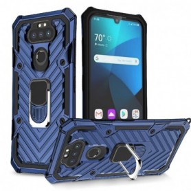 Kickstand Anti-Shock And Anti Falling Case for LG ARISTO 5 In Blue