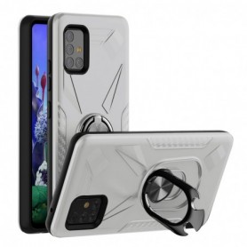 Samsung Galaxy A51 5G Case with Ring Holder In Siliver