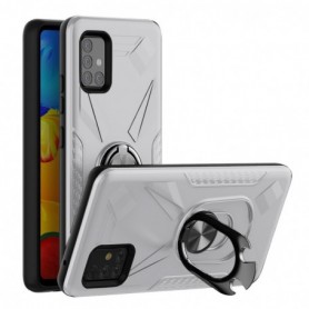 Samsung Galaxy A71 5G Case with Ring Holder In Siliver