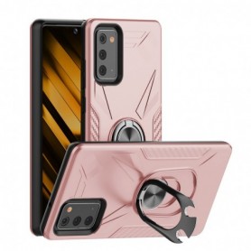 Samsung Galaxy Note 20 Case with Ring Holder In Rose Gold