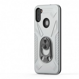 SAMSUNG GALAXY A11 Case with Ring Holder In Silver