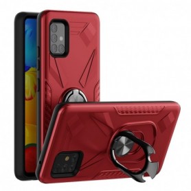Samsung Galaxy A71 5G Case with Ring Holder In Red