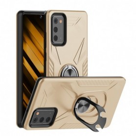 Samsung Galaxy Note 20 Case with Ring Holder In Gold