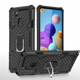 Kickstand Anti-Shock And Anti Falling Case for SAMSUNG GALAXY A21 In Black
