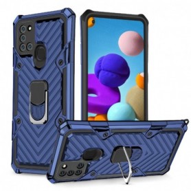 Kickstand Anti-Shock And Anti Falling Case for SAMSUNG GALAXY A21S In Blue