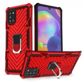 Kickstand Anti-Shock And Anti Falling Case for SAMSUNG GALAXY A31 In Red