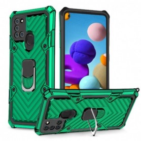 Kickstand Anti-Shock And Anti Falling Case for SAMSUNG GALAXY A21S In Green