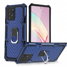 Kickstand Anti-Shock And Anti Falling Case for SAMSUNG GALAXY A91 In Blue