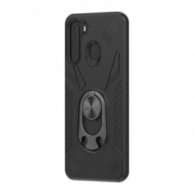 SAMSUNG GALAXY A21 Case with Ring Holder In Black