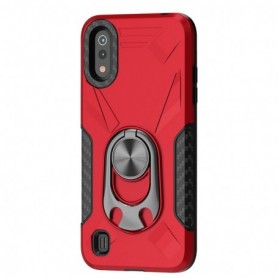 SAMSUNG GALAXY A01 Case with Ring Holder In Red