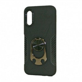 SAMSUNG GALAXY A10E Case with Ring Holder In Black