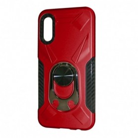 SAMSUNG GALAXY A10E Case with Ring Holder In Red