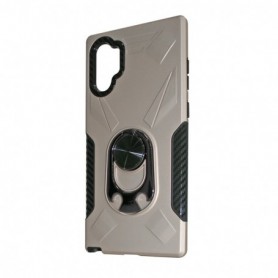 SAMSUNG GALAXY NOTE 10 PLUS Case with Ring Holder In Silver
