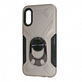 SAMSUNG GALAXY A10E Case with Ring Holder In Silver