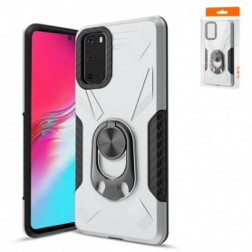 SAMSUNG GALAXY S20 Case with Ring Holder In Silver