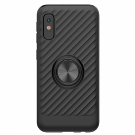SAMSUNG GALAXY A10E Case with Ring Holder In Black
