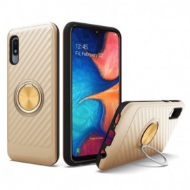 SAMSUNG GALAXY A10E Case with Ring Holder In Gold