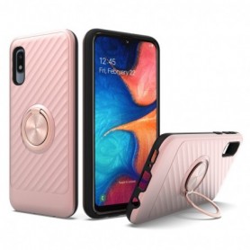 SAMSUNG GALAXY A10E Case with Ring Holder In Rose Gold