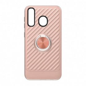 SAMSUNG GALAXY A20 Case with Ring Holder In Rose Gold