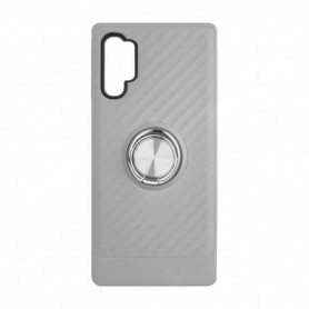 SAMSUNG GALAXY NOTE 10 PLUS Case with Ring Holder In Silver