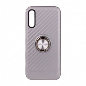 SAMSUNG GALAXY A70 Case with Ring Holder In Silver