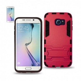 SAMSUNG GALAXY S6 EDGE KICKSTAND CASES-BLACK RED