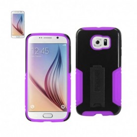 SAMSUNG GALAXY S6 KICKSTAND CASES-PURPLE BLACK