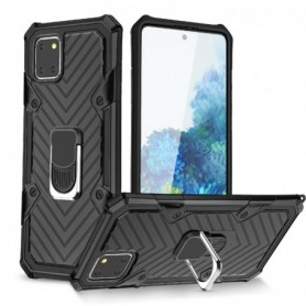 Kickstand Anti-Shock And Anti Falling Case for SAMSUNG GALAXY A81 In Black