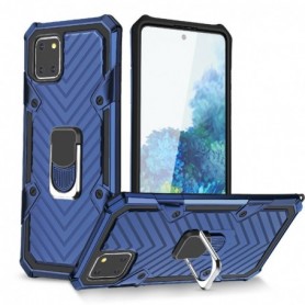 Kickstand Anti-Shock And Anti Falling Case for SAMSUNG GALAXY A81 In Blue