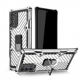 Kickstand Anti-Shock And Anti Falling Case for SAMSUNG GALAXY NOTE 20 In Silver