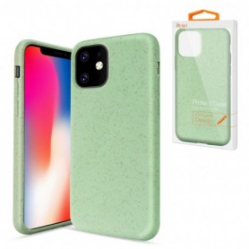 ReikoAPPLE IPHONE 11 Wheat Bran Material Silicone Phone Case In Green