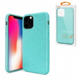 APPLE IPHONE 11 PRO Wheat Bran Material Silicone Phone Case In Blue