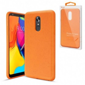 LG STYLO 5 Wheat Bran Material Silicone Phone Case In Orange