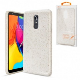 LG STYLO 5 Wheat Bran Material Silicone Phone Case In White