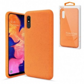 SAMSUNG GALAXY A10E Wheat Bran Material Silicone Phone Case In Orange