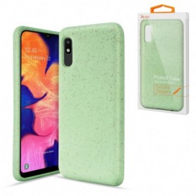 SAMSUNG GALAXY A10E Wheat Bran Material Silicone Phone Case In Green