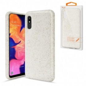 SAMSUNG GALAXY A10E Wheat Bran Material Silicone Phone Case In White