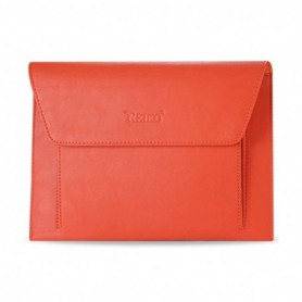 PREMIUM LEATHER CASE POUCH FOR 10.1INCHES IPADS AND TABLETS In ORANGE