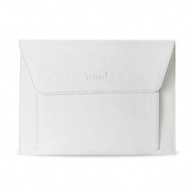 PREMIUM LEATHER CASE POUCH FOR 10.1INCHES IPADS AND TABLETS In WHITE