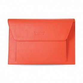 PREMIUM LEATHER CASE POUCH FOR 7INCHES IPADS AND TABLETS In ORANGE