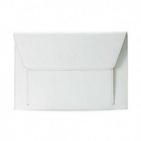 PREMIUM LEATHER CASE POUCH FOR 7INCHES IPADS AND TABLETS In WHITE