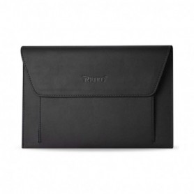 PREMIUM LEATHER CASE POUCH FOR 8.9INCHES IPADS AND TABLETS In BLACK