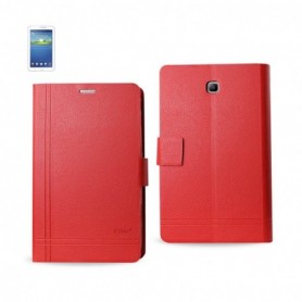 SAMSUNG GALAXY TAB 3 7.0 FOLIO WALLET CASES-RED