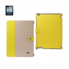 APPLE IPAD 3 FOLIO WALLET CASES-YELLOW BEIGE