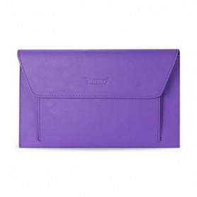 PREMIUM LEATHER CASE POUCH FOR 11.6INCHES IPADS AND TABLETS In PURPLE