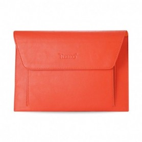 PREMIUM LEATHER CASE POUCH FOR 8.2INCHES IPADS AND TABLETS In ORANGE