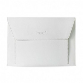 PREMIUM LEATHER CASE POUCH FOR 8.2INCHES IPADS AND TABLETS In WHITE