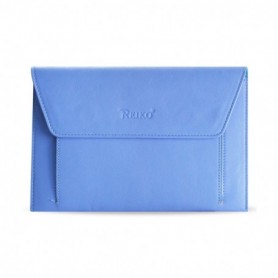 PREMIUM LEATHER CASE POUCH FOR 8.9INCHES IPADS AND TABLETS In BLUE