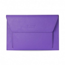 PREMIUM LEATHER CASE POUCH FOR 8.9INCHES IPADS AND TABLETS In PURPLE