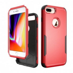 3in1 Hybrid Heavy Duty Defender Rugged Armor Case For APPLE IPHONE 7/8 PLUS  In Red